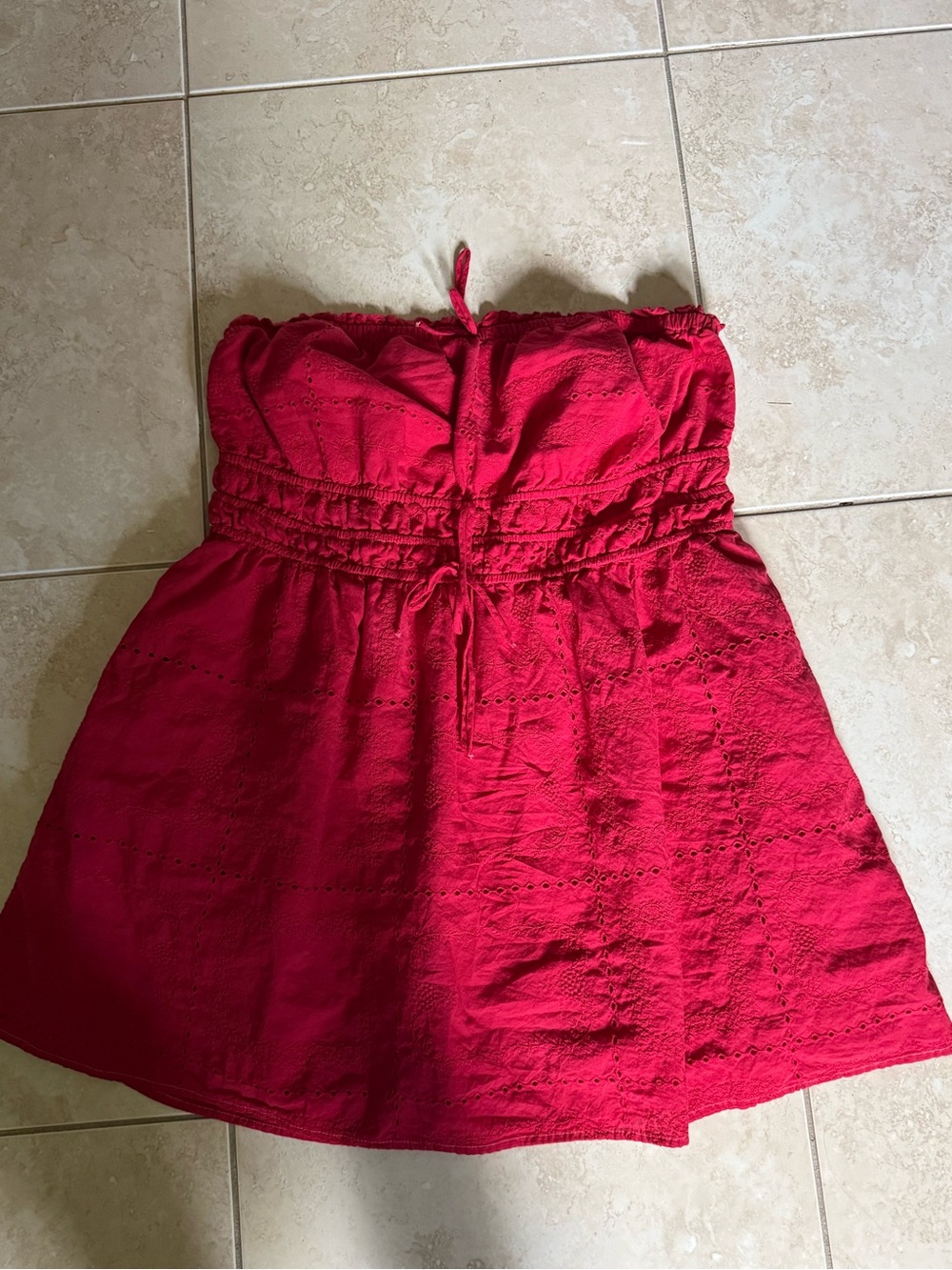 Red boho styler dress